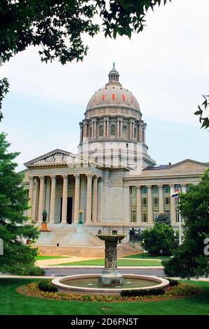 Jefferson City Missouri State Capitol Building Mo Banque D'Images