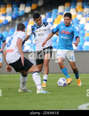 Naples, Campanie, Italie. 17 octobre 2020. Pendant le match de football italien Serie A SSC Napoli vs FC Atalanta le 17 octobre 2020 au stade de San Paolo à Naples.in photo: LOZANO crédit: Fabio Sasso/ZUMA Wire/Alay Live News Banque D'Images