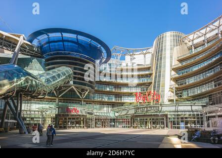 15 octobre 2020: Centre commercial de la grande ville à hsinchu, taïwan. C'est le plus grand centre commercial du nord de Taïwan qui offre plus de 600 marques, 70 Banque D'Images