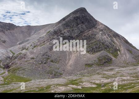 Éperon nord de Spidean Coire Nan Clach, Beinn dix-huit, Écosse Banque D'Images