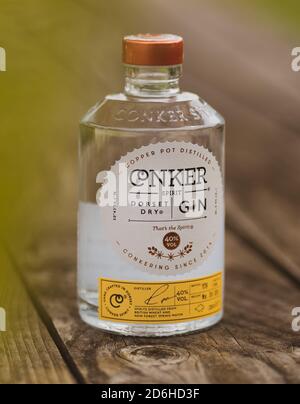 Bouteille de vin sec Conker Spirit Dorset Banque D'Images