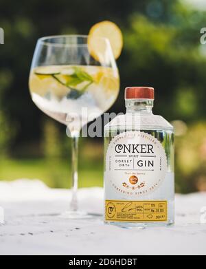 Conker Spirit Dorset – Gin sec Banque D'Images