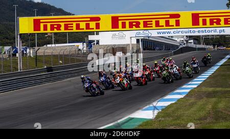 Estoril, Portugal, Italie. estoril 2020, portugal, Italie, 17 octobre 2020, Premier tour de la ronde 8 Pirelli Estoril Round race1 - Superbike mondial - SBK - Credit: LM/Otto Moretti Credit: Otto Moretti/LPS/ZUMA Wire/Alay Live News Banque D'Images