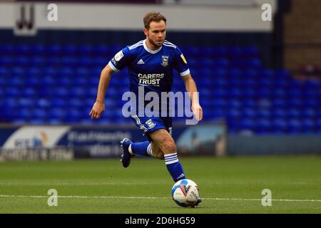 Ipswich, Royaume-Uni. 17 octobre 2020. Alan juge de la ville d'Ipswich en action pendant le match. EFL Skybet football League One Match, Ipswich Town v Accrrington Stanley au stade Portman Road à Ipswich, Suffolk, le samedi 17 octobre 2020. Cette image ne peut être utilisée qu'à des fins éditoriales. Utilisation éditoriale uniquement, licence requise pour une utilisation commerciale. Aucune utilisation dans les Paris, les jeux ou les publications d'un seul club/ligue/joueur. photo par Steffan Bowen/Andrew Orchard sports photographie/Alay Live news crédit: Andrew Orchard sports photographie/Alay Live News Banque D'Images