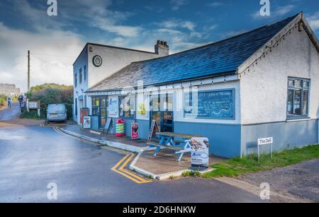 Le café Anderby Beach est ouvert pour les affaires pendant la période Covid 19 à Anderby Creek, sur la côte du Lincolnshire. Banque D'Images