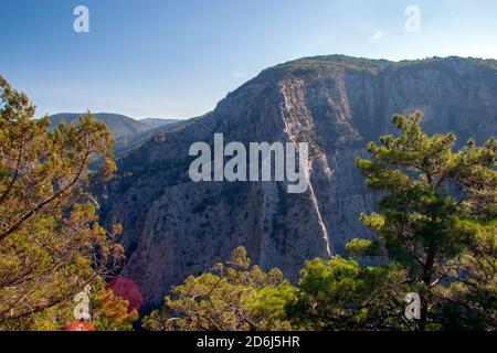 IDA Mountain-Kaz Daglari en Turquie. (En turc: Kazdagi, signifiant montagne d'oies), canyon Turkey.sahindere. Belle nature..Ida montagne a endémique Banque D'Images