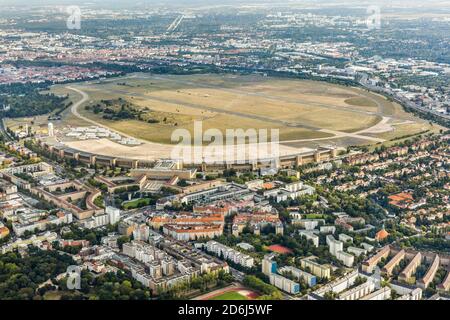 Terminal de l'aéroport de Berlin Tempelhof, Berlin, Allemagne Banque D'Images