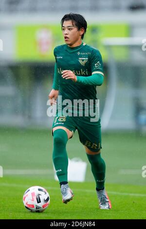 Tokyo, Japon. 17 octobre 2020. Mizuki Arai (Verdy) football : 2020 J2 rencontre de la Ligue entre Tokyo Verdy 0-0 Tochigi SC au stade Ajinomoto à Tokyo, Japon . Crédit: Naoki Morita/AFLO SPORT/Alay Live News Banque D'Images