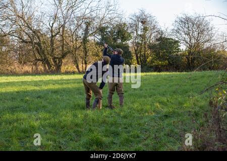 Pousse-pousse de faisan dans le Lancashire, en Angleterre Banque D'Images