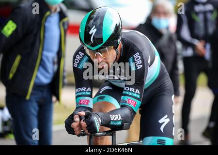 Eter Sagan (BORA – HANSGROHE) pendant Conegliano - Valdobbiadene, Tour cycliste d'Italie, valdobbiadene, Italie, 17 Oct 2020 crédit: LM/Luca Tedeschi Banque D'Images