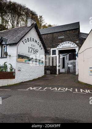 Tobermory Distillery, Mull, Inner Hebrides, Écosse, Royaume-Uni. Banque D'Images