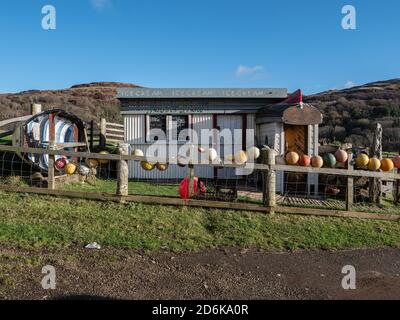 Robins Boat rafraichissement Hut à Calgary Bay sur l'île De Mull Ecosse Royaume-Uni Banque D'Images