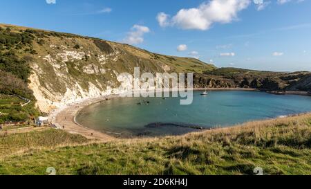 Crique de Lulworth Cove, Dorset, Angleterre Banque D'Images