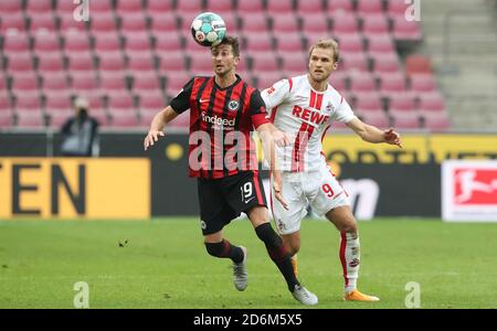 Ville de Koln Koeln, Allemagne. 18 octobre 2020. Firo: 18.10.2020 football, football 1. Bundesliga, saison 2020/2021 FC Cologne Koeln - SGE Eintracht Frankfurt duels, David Abraham, versus, Sebastian Andersson | usage dans le monde crédit: dpa/Alay Live News Banque D'Images