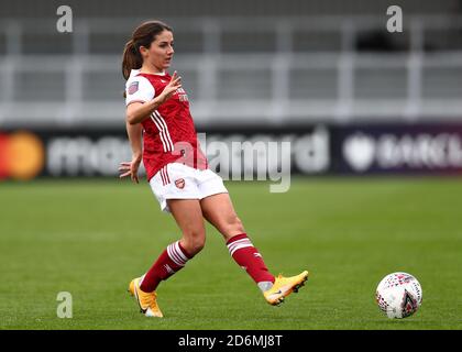 Borehamwood, Royaume-Uni. 18 octobre 2020. #7 Danielle Van de Donk (Arsenal Women) pendant le match de Super League féminin Arsenal Women vs Tottenham Hotspur Women. Jacques Feeney/SPP crédit: SPP Sport presse photo. /Alamy Live News Banque D'Images