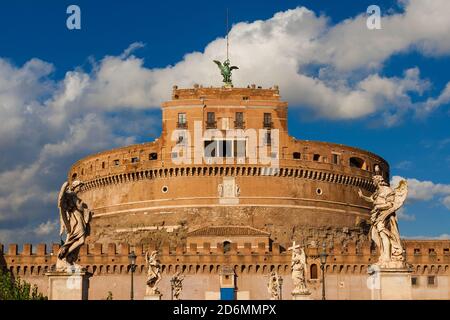 Castel Sant'Angelo (château Saint Angel) à Rome Banque D'Images