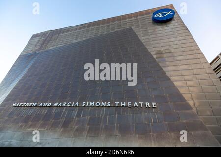 Matthew et Marcia Simons IMAX Theatre, Central Wharf, Boston, Massachusetts, États-Unis Banque D'Images