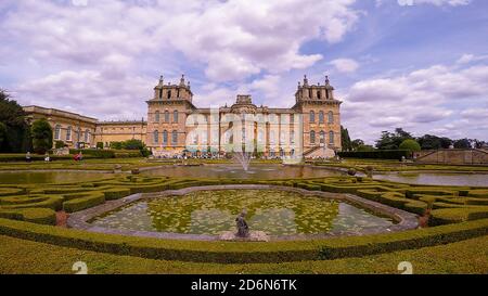 Le jardin italien au Palais de Blenheim près de Woodstock, Royaume-Uni Banque D'Images