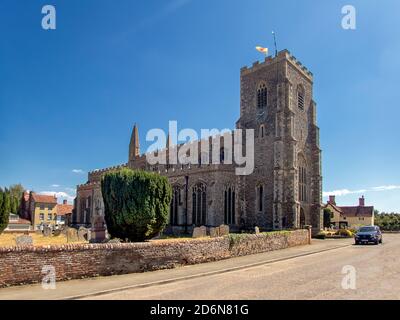 Église Saint-Pierre et Saint-Paul, Clare à Suffolk, Royaume-Uni Banque D'Images