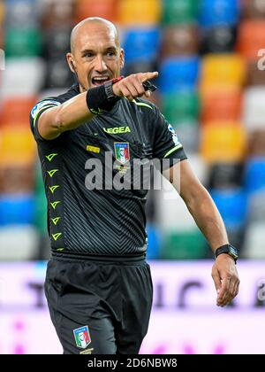 Friuli - stade Dacia Arena, udine, Italie, 18 octobre 2020, Referee Fabbri pendant Udinese Calcio vs Parme Calcio 1913, football italien Serie A Match - Credit: LM/Ettore Griffoni/Alamy Live News Banque D'Images