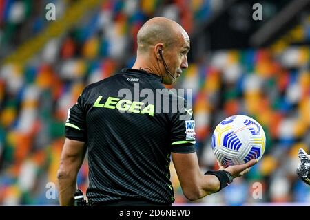 Friuli - stade Dacia Arena, udine, Italie, 18 octobre 2020, Referee Fabbri pendant Udinese Calcio vs Parme Calcio 1913, football italien Serie A Match - Credit: LM/Ettore Griffoni/Alamy Live News Banque D'Images