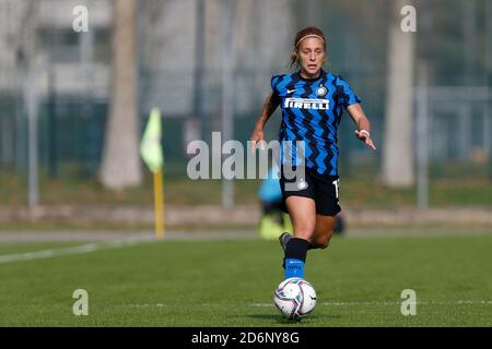 Milan, Italie. 18 octobre 2020. Milan, Italie, 18 octobre 2020, Beatrice Merlo (FC Internazionale) pendant l'AC Milan contre FC Internazionale - Championnat italien de football Serie A Women - Credit: LM/Francesco Scaccianoce Credit: Francesco Scaccianoce/LPS/ZUMA Wire/Alay Live News Banque D'Images