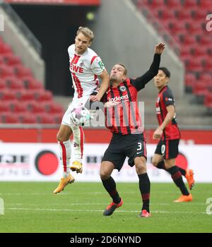 Ville de Koln Koeln, Allemagne. 18 octobre 2020. Firo: 18.10.2020 football, football 1. Bundesliga, saison 2020/2021 FC Cologne Koeln - SGE Eintracht Francfort 1: 1 FC Sebastian Andersson, duels, duel, Eintracht Stefan Ilsanker, | usage dans le monde crédit: dpa/Alay Live News Banque D'Images