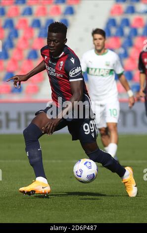 Bologne, Italie. 18 octobre 2020. Musa Barrow de Bologne lors de la série italienne UN match de football Bologna FC contre U.S. Sassuolo au stade Renato Dall'Ara de Bologne, Italie, 18 octobre 2020. - Foto Michele Nucci /LM crédit: Agence de photo indépendante/Alamy Live News Banque D'Images