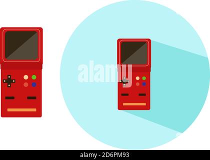 Jeu vidéo, illustration, vecteur sur fond blanc. Illustration de Vecteur