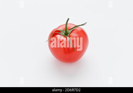 Tomate Solanum lycopersicum, dont le fruit est la tomate, communément appelée tomate, est une espèce de plante herbacée du genre Solanum du Solanac Banque D'Images