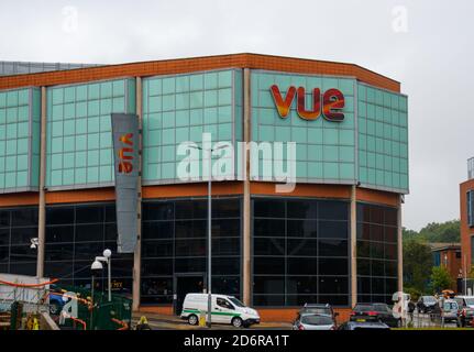 Exeter, Royaume-Uni - août 19 2020 : la façade du vue Cinema sur Western Way Banque D'Images