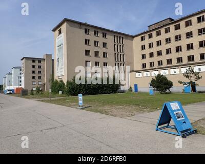 Complexe de construction Colossus de Plora sur l'île de Ruegen, Allemagne, Mecklembourg-Poméranie occidentale, Ruegen Banque D'Images