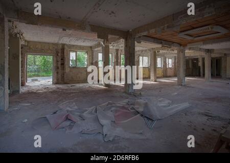 Complexe de construction Colossus de Plora sur l'île de Ruegen, Allemagne, Mecklembourg-Poméranie occidentale, Ruegen Banque D'Images