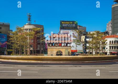 15 octobre 2020 : porte est de Yinhsi. C'était la porte est de la vieille ville de Zhuqian construite en 1827 située à Hsinchu, taiwan. Maintenant Yinhsi porte est le M. Banque D'Images