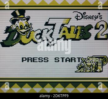 Duck Tales 2 - Nintendo Gameboy Videogame - usage éditorial uniquement Banque D'Images