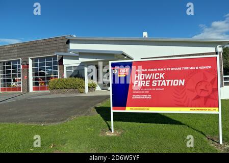 AUCKLAND, NOUVELLE-ZÉLANDE - 01 juin 2019 : Auckland / Nouvelle-Zélande - 19 2019 juin : vue de la caserne de pompiers de Howick Banque D'Images