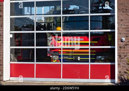 AUCKLAND, NOUVELLE-ZÉLANDE - 01 juin 2019 : Auckland / Nouvelle-Zélande - 19 2019 juin : vue de la caserne de pompiers de Howick Banque D'Images