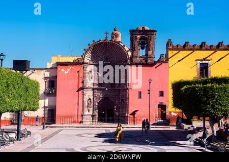 Templo del Oratorio de San Felipe Neri, San Miguel de Allende, Guanajuato, Mexique Banque D'Images