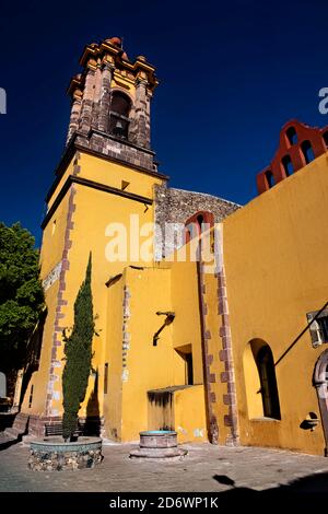 Eglise de l'Immaculée conception, San Miguel de Allende, Guanajuato, Mexique Banque D'Images