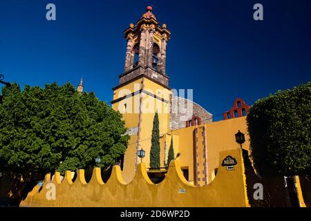 Eglise de l'Immaculée conception, San Miguel de Allende, Guanajuato, Mexique Banque D'Images