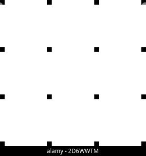 Simple, carrés simples répétables, fond transparent, motif. Illustration d'arrière-plan quadrillé et quadrillé. Grille, maille, treillis de chequr, rât Illustration de Vecteur