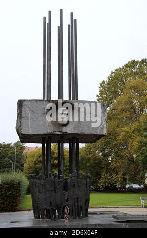 Boris Kidric Monument sur la route partisane à Maribor en Slovénie Banque D'Images