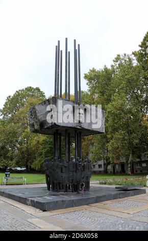 Boris Kidric Monument sur la route partisane à Maribor en Slovénie Banque D'Images