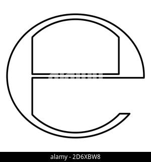 Signe estimé isolé sur fond blanc. Illustration du vecteur de marque d'étiquette . Illustration de Vecteur