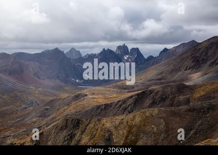 Vue magnifique sur les montagnes et le paysage Banque D'Images