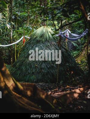 Temazcal, Amazonie, Equateur Banque D'Images