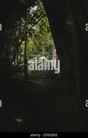 Temazcal, Amazonie, Equateur Banque D'Images