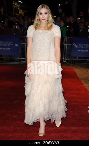 Elizabeth Olsen assiste à la première de Martha Marcy May Marlene, au cinéma vue de Leicester Square, dans le cadre du BFI London film Festival. Banque D'Images