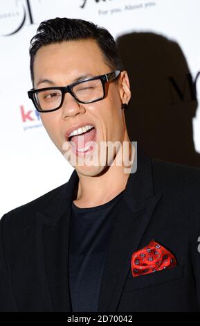 GOK WAN assiste au spectacle Specsavers porteur de la grande finale de l'année, à la station électrique de Battersea, dans le sud de Londres. Banque D'Images