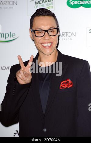 GOK WAN assiste au spectacle Specsavers porteur de la grande finale de l'année, à la station électrique de Battersea, dans le sud de Londres. Banque D'Images